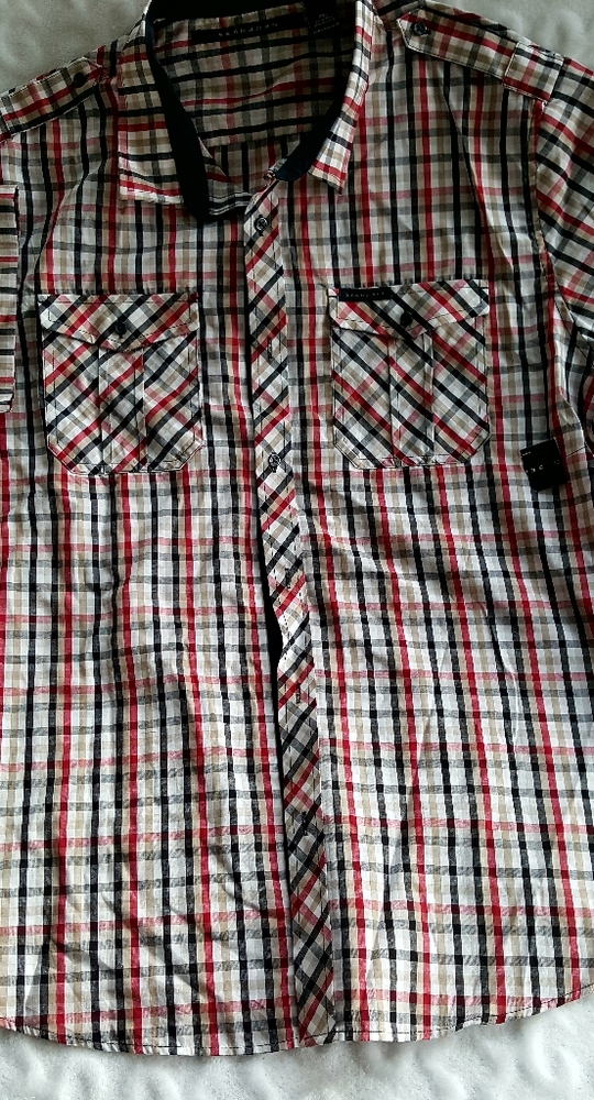 Sean John plaid shirt